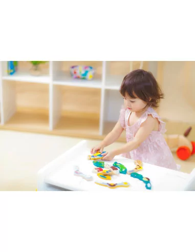 PlanToys Puzzle - Oblékání podle počasí