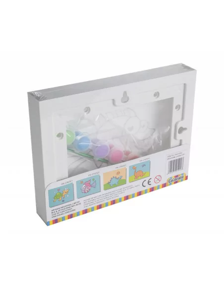 Malování na plátno 20x15x3cm - Stegosaurus