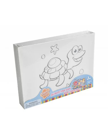 Canvas art 20x15x3cm - Turtle