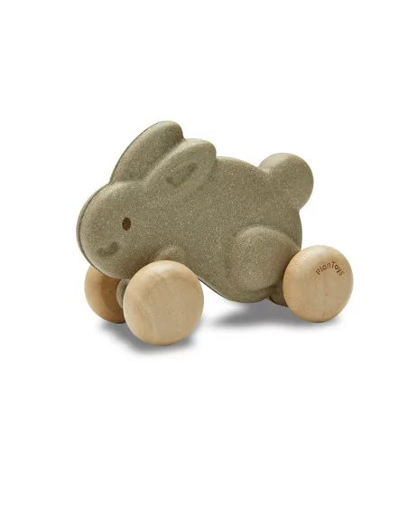PlanToys Jezdící zajíc - šedý