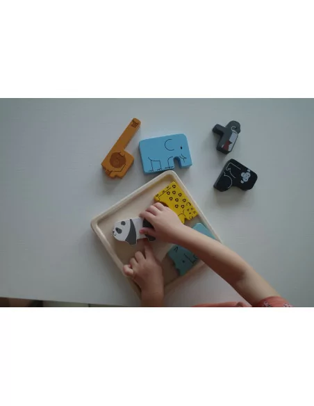 PlanToys Puzzle - Zvířata